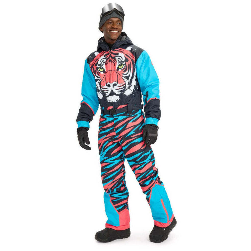 Tipsy Elves Men's Roaring Tiger Ski Suit Size XLXL